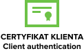 Certyfikat klienta (Client authentication)
